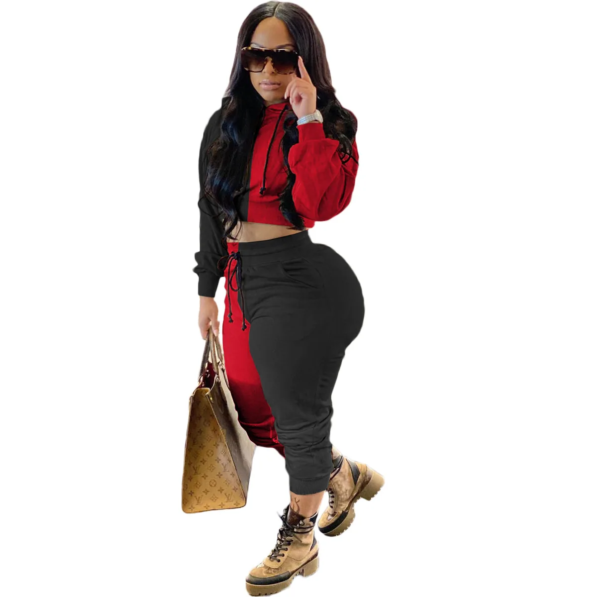 Two Piece Set Women Winter Casual Pullover Hooded Full Length 2 Piece Outfits for Women Pants and Top Long Sleeve Ladies Suit 
Two Piece Set Women Winter Casual Pullover Hooded Full Length 2 Piece Outfits for Women Pants and Top Long Sleeve Ladies Suit