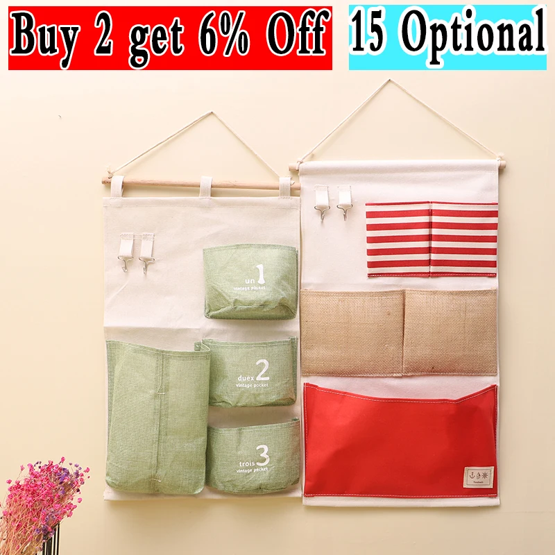 Cosmetic storage bag Cotton Linen Wall Hanging Organizer Wardrobe Hang Bag 7 Pockets bedroom living room kid Toys Storage new
Cosmetic storage bag Cotton Linen Wall Hanging Organizer Wardrobe Hang Bag 7 Pockets bedroom living room kid Toys Storage new