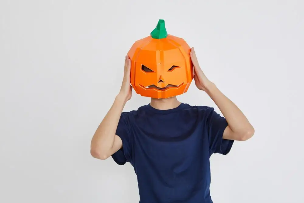 3D Paper Mask Pumpkin Fashion Animal and Game Role-Playing Costume DIY Handmade Paper Model Mask Christmas Halloween Party Gift
3D Paper Mask Pumpkin Fashion Animal and Game Role-Playing Costume DIY Handmade Paper Model Mask Christmas Halloween Party Gift
