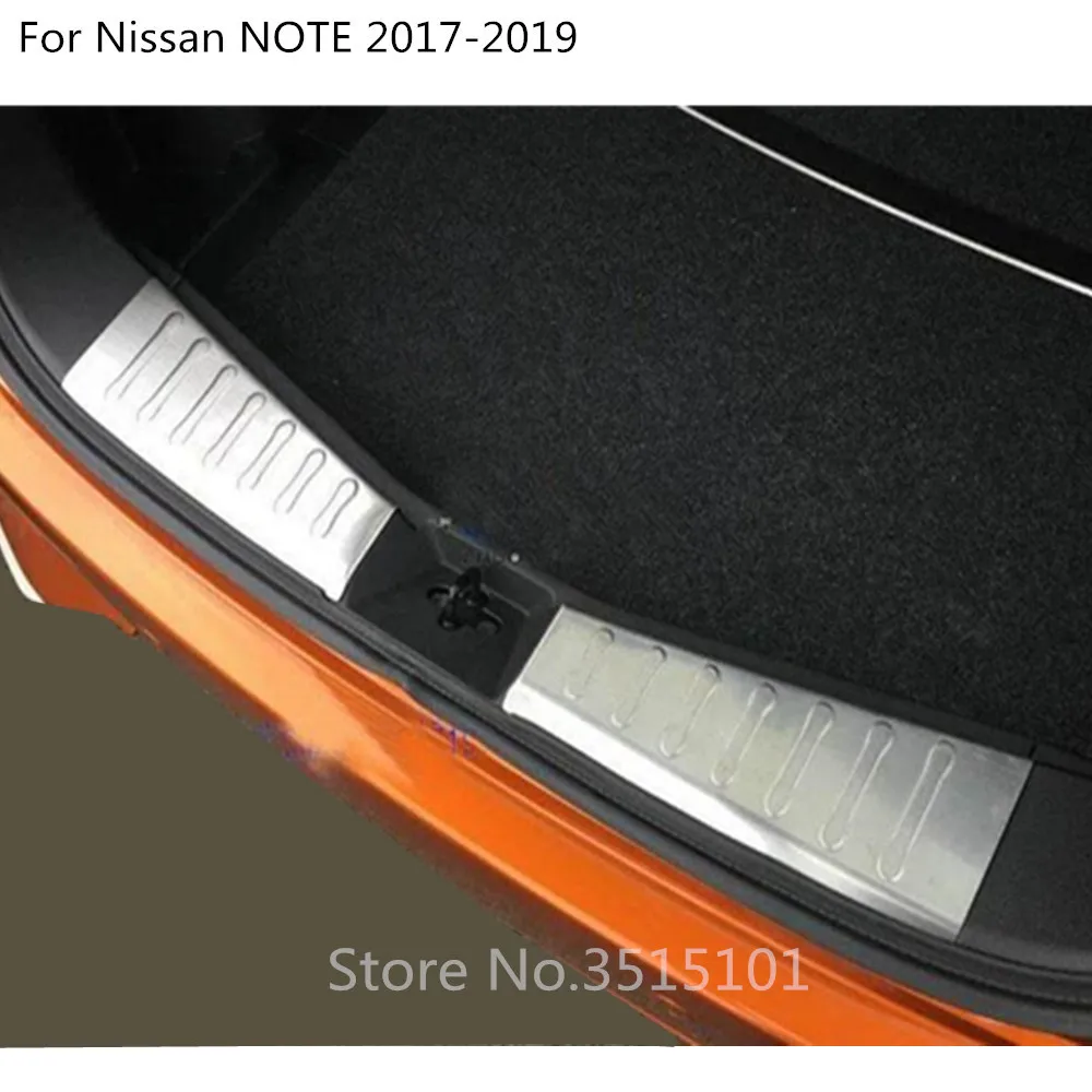 Car Cover Outside Inner Rear Bumper Tailgate Pedal Strip Trim Plate Threshold For Nissan NOTE 2017 2018 2019
Car Cover Outside Inner Rear Bumper Tailgate Pedal Strip Trim Plate Threshold For Nissan NOTE 2017 2018 2019