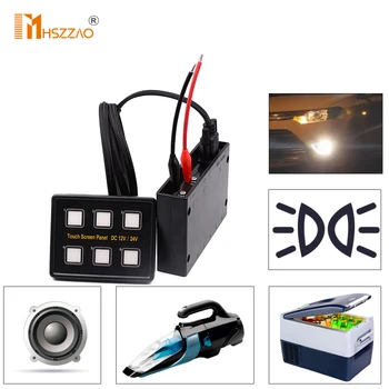 12-24V Car Touch Control Switch 960W 6-Bit Lamp Modified Multi-Function Control Switch For Ship Yacht RV Bus Etc
12-24V Car Touch Control Switch 960W 6-Bit Lamp Modified Multi-Function Control Switch For Ship Yacht RV Bus Etc