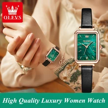 

OLEVS Luxury Ladies Watch Women Waterproof Rose Gold Rectangle Women Wristwatches Top Brand Bracelet Clocks Relogio Feminino