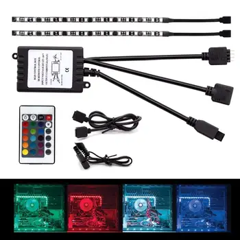 Computer RGB LED Light Strip with Remote control,RGB LED Light Flexible Lamp Strip DC 12V for PC Computer Case
Computer RGB LED Light Strip with Remote control,RGB LED Light Flexible Lamp Strip DC 12V for PC Computer Case