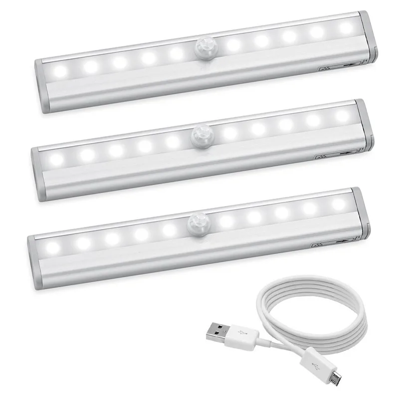 10LED Motion Sensor Magnetic LED lights for Closet Wireless Rechargeable, Stick on Anywhere for /Wardrobe/Drawer/Cupboard3Pack
10LED Motion Sensor Magnetic LED lights for Closet Wireless Rechargeable, Stick on Anywhere for /Wardrobe/Drawer/Cupboard3Pack