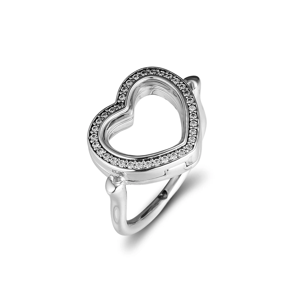 Sparking Heart Locket Ring Authentic 925 Sterling silver Jewelry Ring For Woman European Style Silver Rings For Jewelry Making
Sparking Heart Locket Ring Authentic 925 Sterling silver Jewelry Ring For Woman European Style Silver Rings For Jewelry Making