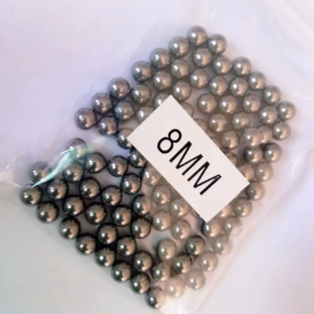 8mm Steel Balls Pocket Shot Outdoor Hunting Slingshot Pinball Steel Balls Shooting Accessories High-carbon Steel Slingshot
8mm Steel Balls Pocket Shot Outdoor Hunting Slingshot Pinball Steel Balls Shooting Accessories High-carbon Steel Slingshot