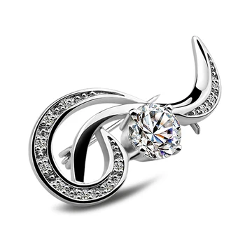 New fashion brooches Popular jewelry Solid design 925 sterling silver Simple brooch vintage style women's clothing & accessories
New fashion brooches Popular jewelry Solid design 925 sterling silver Simple brooch vintage style women's clothing & accessories