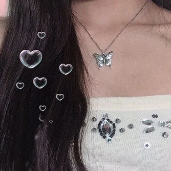 2020 Antique Silver Color Butterfly Cool Girls Pendant Necklaces Retro Hiphop Statement Clavicle Chain For Women Necklace kolye
2020 Antique Silver Color Butterfly Cool Girls Pendant Necklaces Retro Hiphop Statement Clavicle Chain For Women Necklace kolye