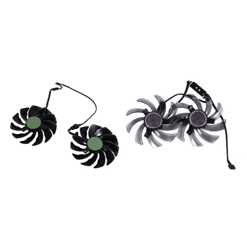 1 Pair Ie Card 85mm Ha9010H12F-Z 4Pin Cooler Fan & 1 Pair 87mm FDC10H12S9-C Video Card Cooling Fan Replace Cooler
1 Pair Ie Card 85mm Ha9010H12F-Z 4Pin Cooler Fan & 1 Pair 87mm FDC10H12S9-C Video Card Cooling Fan Replace Cooler