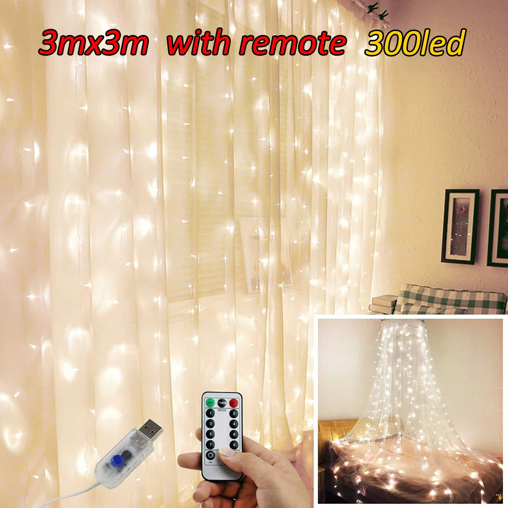 New Curtain Lights, 8 Modes Fairy Lights String with Remote Controller, IP64 Waterproof, USB Plug in Twinkle Lights for Weddings
New Curtain Lights, 8 Modes Fairy Lights String with Remote Controller, IP64 Waterproof, USB Plug in Twinkle Lights for Weddings