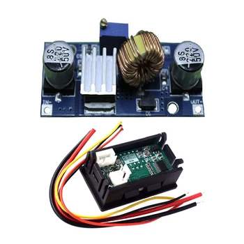 1Pcs 4-38V To 1.25-36V 5A Dc-Dc Step-Down Power Supply Module & 1Pcs DC 0-100V 10A Digital Voltmeter Ammeter
1Pcs 4-38V To 1.25-36V 5A Dc-Dc Step-Down Power Supply Module & 1Pcs DC 0-100V 10A Digital Voltmeter Ammeter