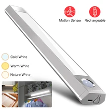 Ultra-Thin Night Light LED Under Cabinet Lights PIR Motion Sensor USB Rechargeable Lamp For Kitchen Bathroom with 3 Color Modes
Ultra-Thin Night Light LED Under Cabinet Lights PIR Motion Sensor USB Rechargeable Lamp For Kitchen Bathroom with 3 Color Modes