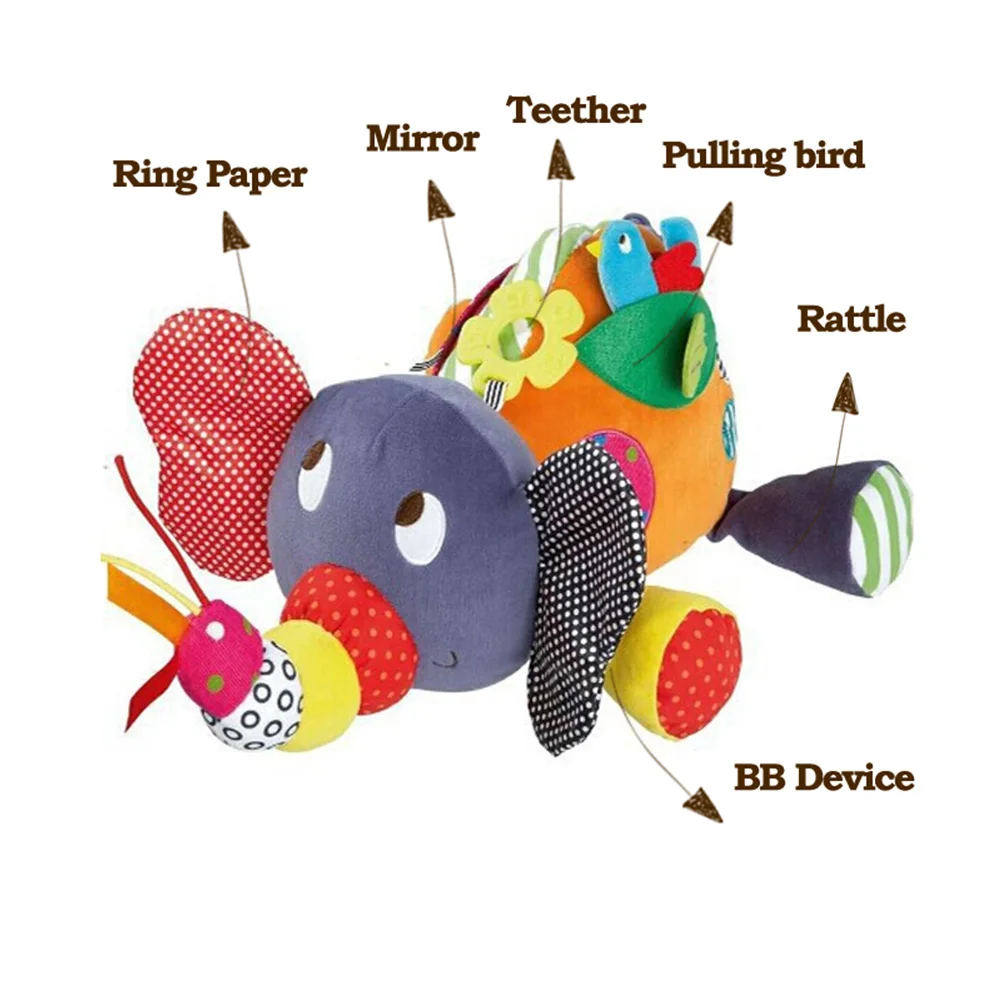 Baby Rattles Elephant doll plush rattles toy Educational Toys Cartoon 3+ month Baby & Toddler colorful beads curiosity stop cry
Baby Rattles Elephant doll plush rattles toy Educational Toys Cartoon 3+ month Baby & Toddler colorful beads curiosity stop cry