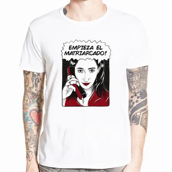 Nairobi The Matriarchy Begins Empieza El Matriarcado La Casa De Papel T Shirt Money Heist T Shirt Organnic Homme Print Casual 
Nairobi The Matriarchy Begins Empieza El Matriarcado La Casa De Papel T Shirt Money Heist T Shirt Organnic Homme Print Casual