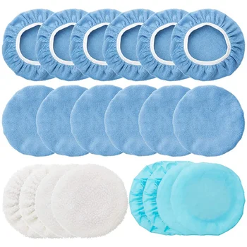 20 Pieces Car Polisher Pad Bonnet Microfiber Max Baxter Bonnet Polishing Bonnet Buffing Pad Cover (5-6 Inches)
20 Pieces Car Polisher Pad Bonnet Microfiber Max Baxter Bonnet Polishing Bonnet Buffing Pad Cover (5-6 Inches)