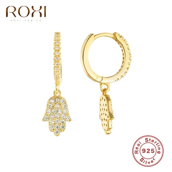 ROXI Luxury Zircon Crystals Hand Hoop Earrings for Women Girls Birthday Gift Sterling Silver 925 Earrings Cartilage Pendientes
ROXI Luxury Zircon Crystals Hand Hoop Earrings for Women Girls Birthday Gift Sterling Silver 925 Earrings Cartilage Pendientes