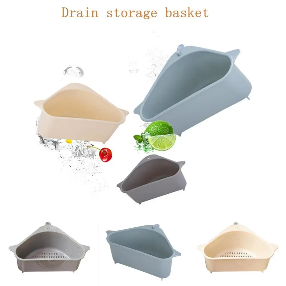 Multi-purpose Sink Basket Triangle Storage Holder Drain Shelf Storage Shelf Sponge Brush Holder Kitchen Accessories
Multi-purpose Sink Basket Triangle Storage Holder Drain Shelf Storage Shelf Sponge Brush Holder Kitchen Accessories