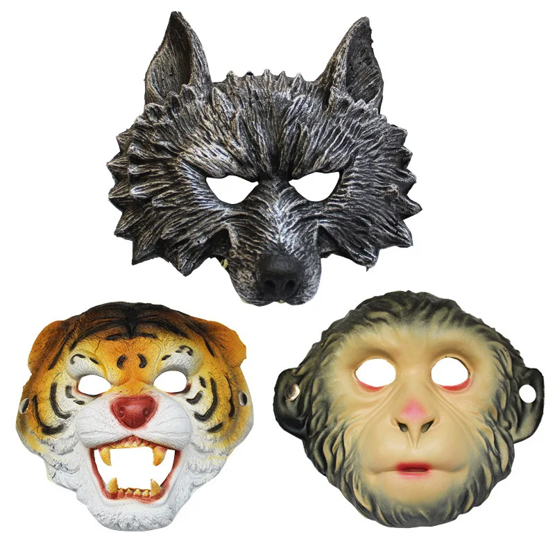 Halloween Makeup Ball Animal Party Performance Wolf Mask Bar Horror Mask COS Monkey Tiger Mask
Halloween Makeup Ball Animal Party Performance Wolf Mask Bar Horror Mask COS Monkey Tiger Mask