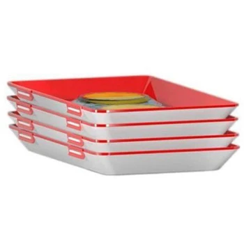 Clever Tray Creative Food Plastic Preservation Tray Kitchen Items Food Storage Container Set Food Fresh Storage Microwave Cover
Clever Tray Creative Food Plastic Preservation Tray Kitchen Items Food Storage Container Set Food Fresh Storage Microwave Cover