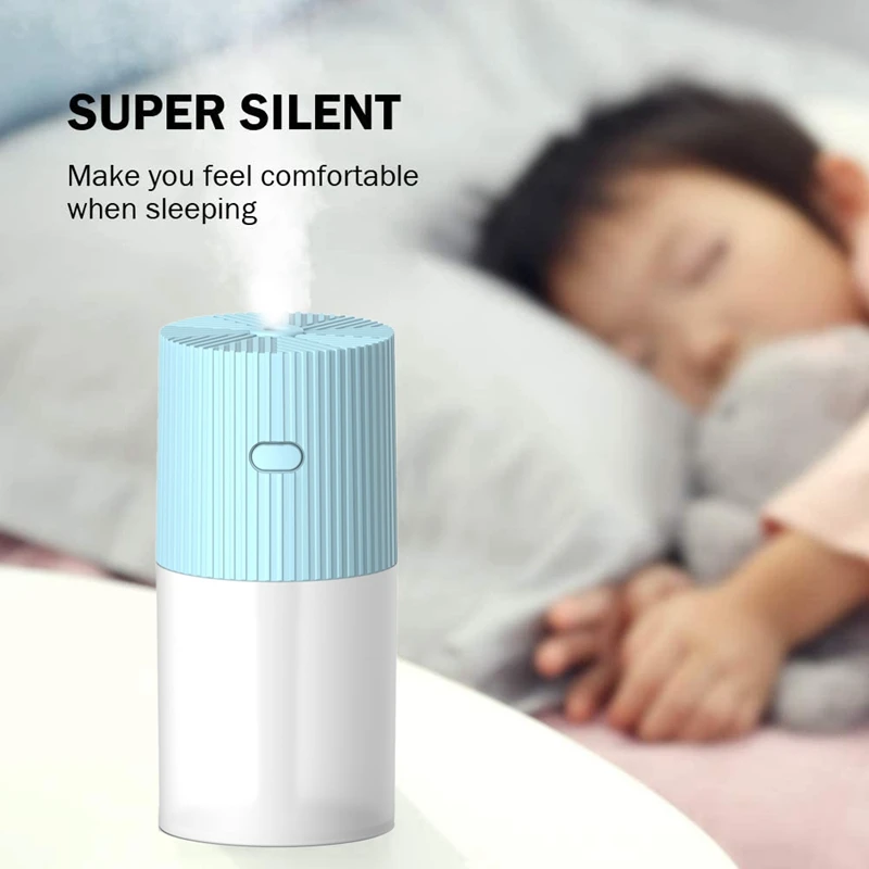 USB Rechargeable Cool Mist Humidifier Night Light Essential Oil Diffuser, Ultra Quiet Desk Diffuser for Home Office Car
USB Rechargeable Cool Mist Humidifier Night Light Essential Oil Diffuser, Ultra Quiet Desk Diffuser for Home Office Car