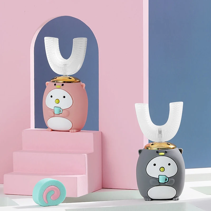 Electric Toothbrush Kids Silicone Automatic Ultrasonic Teeth Tooth Brush Cartoon Pattern Children Home Smart 360 Degrees XiaoMi
Electric Toothbrush Kids Silicone Automatic Ultrasonic Teeth Tooth Brush Cartoon Pattern Children Home Smart 360 Degrees XiaoMi