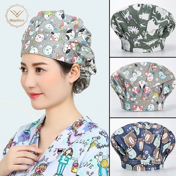 Medical Uniforms Surgical Caps Doctor Nurse Medical Cap Printing Dome Scrub Hat Surgical Caps for Doctor Nurse Clinic Work wear 
Medical Uniforms Surgical Caps Doctor Nurse Medical Cap Printing Dome Scrub Hat Surgical Caps for Doctor Nurse Clinic Work wear