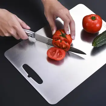 Stainless Steel Chopping Board Anti-mildew Thicken Cutting Board for Home Kitchen
Stainless Steel Chopping Board Anti-mildew Thicken Cutting Board for Home Kitchen