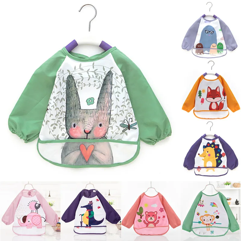 Cartoon Animals Baby Bibs Waterproof Colorful Children Bib Full Sleeve Bibs Children Apron Long Sleeve Feeding Bibs Clothing
Cartoon Animals Baby Bibs Waterproof Colorful Children Bib Full Sleeve Bibs Children Apron Long Sleeve Feeding Bibs Clothing