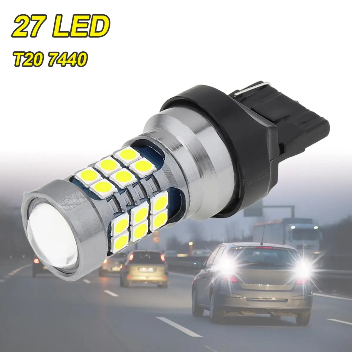 

5W 12V 3030 SMD Signal Lamp White/ Yellow / Red Color T20 7440 WY21W W21W Led Bulbs Reversing Lights Turn Brake Backup Light