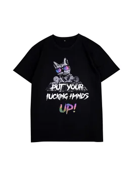 Bloodhoof PUT YOUR HANDS UP EM CAT DJ Music Print Unisex Cotton New T-Shirt Asian Size
Bloodhoof PUT YOUR HANDS UP EM CAT DJ Music Print Unisex Cotton New T-Shirt Asian Size