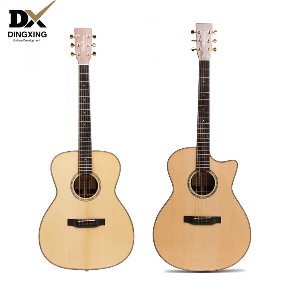 Professional Acoustic guitar All Solid Wood European Spruce top musical Stringed instruments steel string 41 inch guitarra china
Professional Acoustic guitar All Solid Wood European Spruce top musical Stringed instruments steel string 41 inch guitarra china