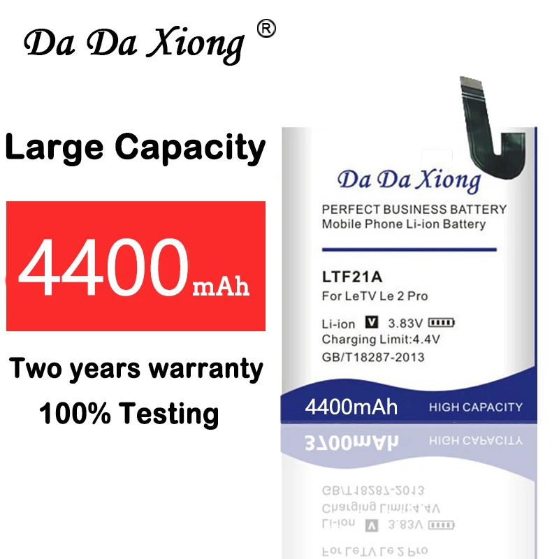 Da Da Xiong 4400mAh LTF21A Battery for Letv LeEco Le 2 X620 Battery Replacement LTF21A For Letv Le 2 Pro / Letv X520
Da Da Xiong 4400mAh LTF21A Battery for Letv LeEco Le 2 X620 Battery Replacement LTF21A For Letv Le 2 Pro / Letv X520