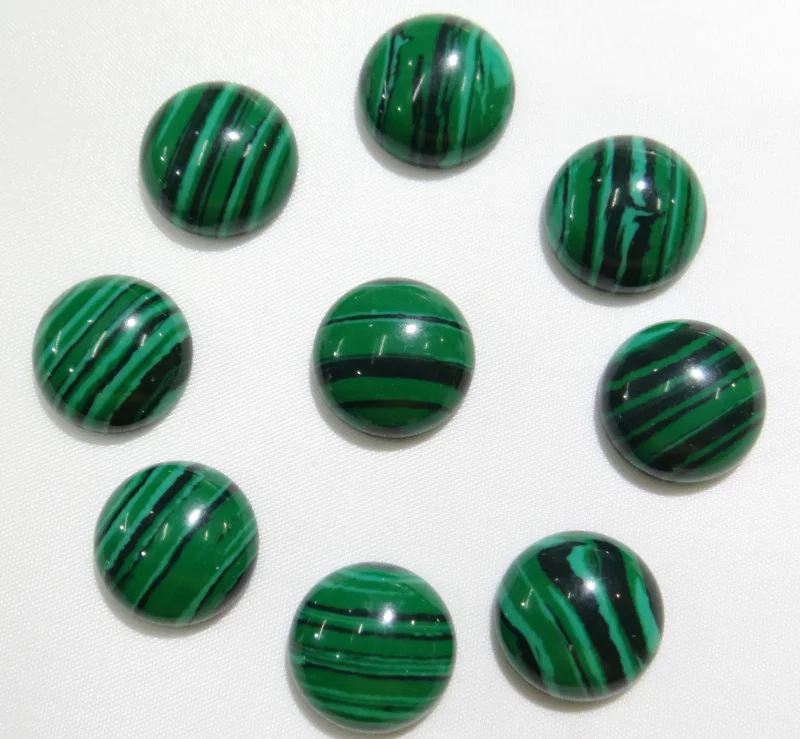 wholesale 50pcs/lot 14mm Natural Stone malachite Half Round Flat Back Cabochons beads For DIY Jewelry making ring Accessorie
wholesale 50pcs/lot 14mm Natural Stone malachite Half Round Flat Back Cabochons beads For DIY Jewelry making ring Accessorie