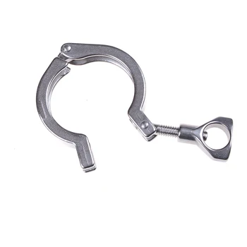 304 Stainless Steel Tri Clover Sanitary Fitting for home Brewing High Quality 1PCS 1.5" Heavy Duty Sanitary Clamp
304 Stainless Steel Tri Clover Sanitary Fitting for home Brewing High Quality 1PCS 1.5" Heavy Duty Sanitary Clamp
