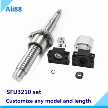 SFU3210 Ball Screw 32 Dia 10 pitch ballscrew with Ball Nut 1700/1750/1800 mm long with BK/BF25 set and Coupling D40 L65:20*17mm
SFU3210 Ball Screw 32 Dia 10 pitch ballscrew with Ball Nut 1700/1750/1800 mm long with BK/BF25 set and Coupling D40 L65:20*17mm