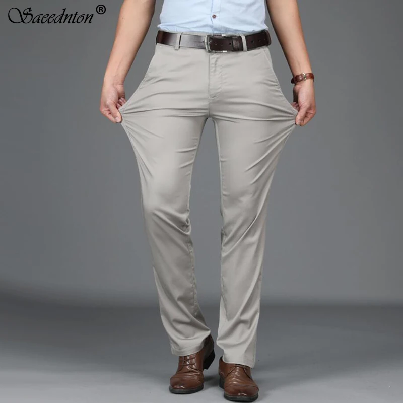 2020 Spring And Summer New Men's Business Casual Suit Long Pants Cotton Loose Straight Men Trousers High Waist Dress Pants 29-42
2020 Spring And Summer New Men's Business Casual Suit Long Pants Cotton Loose Straight Men Trousers High Waist Dress Pants 29-42