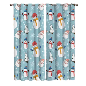 Christmas Theme Snowman Santa Claus Pattern Biackout Window Curtains Living Room Curtain Kitchen Blackout Curtains
Christmas Theme Snowman Santa Claus Pattern Biackout Window Curtains Living Room Curtain Kitchen Blackout Curtains