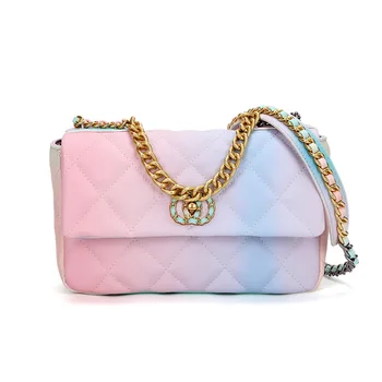 Rainbow Colors Bags for Women 2020 Vintage Chain Bag Female Handbag Shoulder Bag Crossbody Bag Women Famous Brand Leather Bag
Rainbow Colors Bags for Women 2020 Vintage Chain Bag Female Handbag Shoulder Bag Crossbody Bag Women Famous Brand Leather Bag