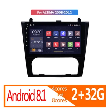autoradio 2+32G android for Nissan Teana Altima 2008 2009 2010 2011 2012 car radio coche audio auto stereo atoto navigator Video