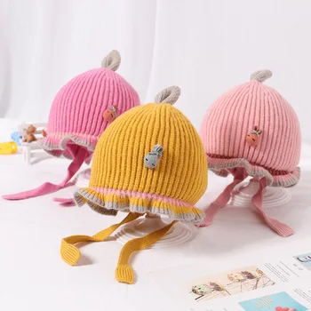 Baby boy girl hat Autumn and winter new lotus leaf warm wool hat 6-24 month baby hat Korean comfortable knit hat kids beanies
Baby boy girl hat Autumn and winter new lotus leaf warm wool hat 6-24 month baby hat Korean comfortable knit hat kids beanies