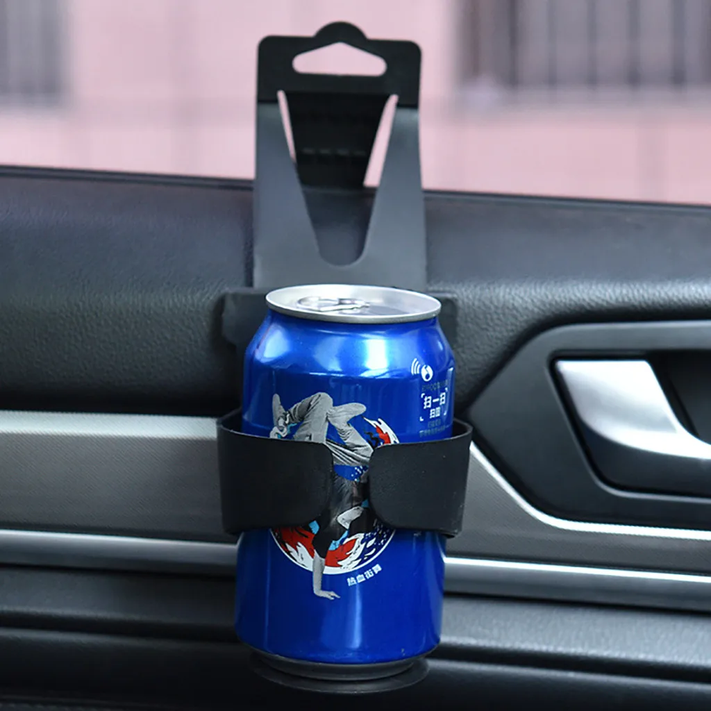 RUNDONG AUTO ACCESSPRIES Car Drink Cup Holder Universal Bottle Drinks Stand Black Vehicle Door Window And Headrest Mount | Автомобили и