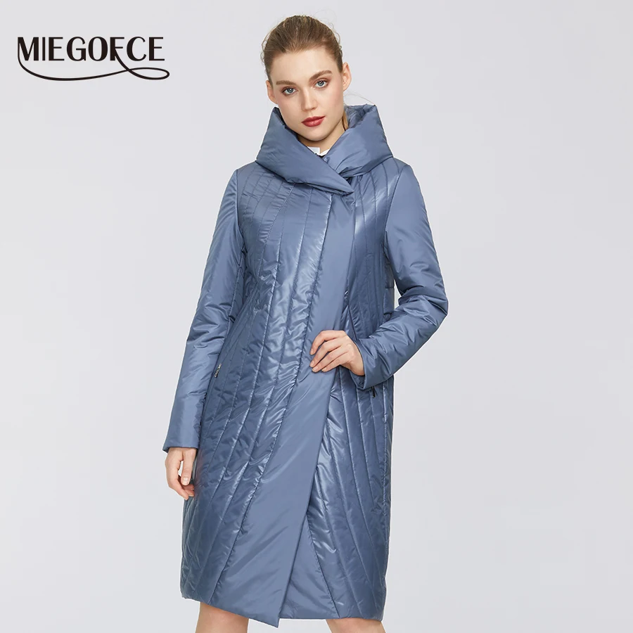 MIEGOFCE 2020 Spring Women`s Collection Windproof Jacket Cotton Jacket Female Raincoat with a Hood of Medium Length
MIEGOFCE 2020 Spring Women`s Collection Windproof Jacket Cotton Jacket Female Raincoat with a Hood of Medium Length