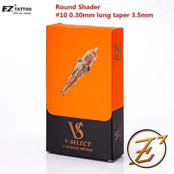EZ V-Select Cartridge Tattoo Needles #10 0.30mm Round Shader Tattoo Needles for Cartridge Tattoo Machine Grips 20 pcs/Box
EZ V-Select Cartridge Tattoo Needles #10 0.30mm Round Shader Tattoo Needles for Cartridge Tattoo Machine Grips 20 pcs/Box