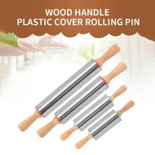 3 Size New Stainless Steel Rolling Pin With Wood Handles Non Stick Metal Roller For Rolling Dough Fondant Cake Baking Tool
3 Size New Stainless Steel Rolling Pin With Wood Handles Non Stick Metal Roller For Rolling Dough Fondant Cake Baking Tool