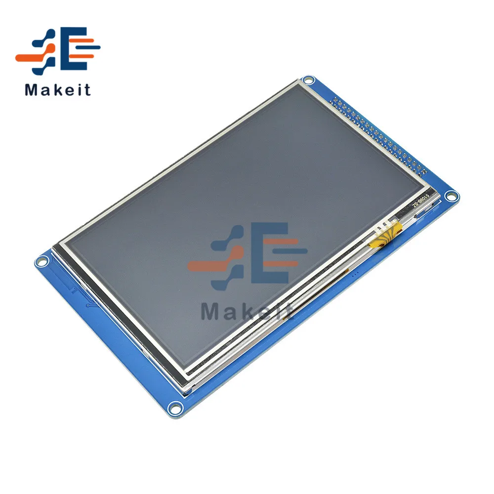 5.0 Inch 5.0" TFT LCD Display Module 800x480 Touch Panel Screen PCB Board Module Driver IC SSD1963 SD Card for AVR STM32
5.0 Inch 5.0" TFT LCD Display Module 800x480 Touch Panel Screen PCB Board Module Driver IC SSD1963 SD Card for AVR STM32
