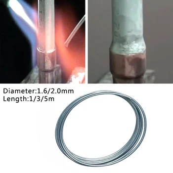1.6/2mm* 1M/3M/5M Copper Aluminum Weld Cored Wire Low Temperature Aluminium Welding Rod For Welding Condenser
1.6/2mm* 1M/3M/5M Copper Aluminum Weld Cored Wire Low Temperature Aluminium Welding Rod For Welding Condenser