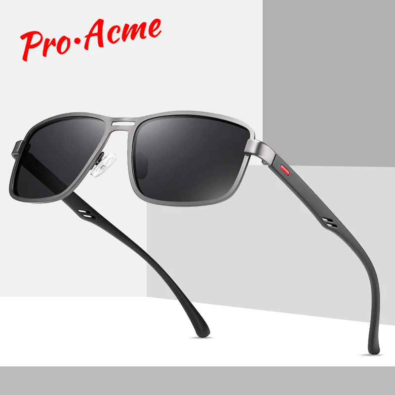 Pro Acme 2020 New Sunglasses Men Polarized Square Metal Frame Male Sun Glasses Driving Fishing Eyewear zonnebril heren PA1323
Pro Acme 2020 New Sunglasses Men Polarized Square Metal Frame Male Sun Glasses Driving Fishing Eyewear zonnebril heren PA1323