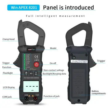 LanLan Digital Clamp Meter Auto Range 600A DC AC Volt Current Amp Ohm Capacitance Diode Temp Tester RMS NVC Mulimeter Ammeter
LanLan Digital Clamp Meter Auto Range 600A DC AC Volt Current Amp Ohm Capacitance Diode Temp Tester RMS NVC Mulimeter Ammeter