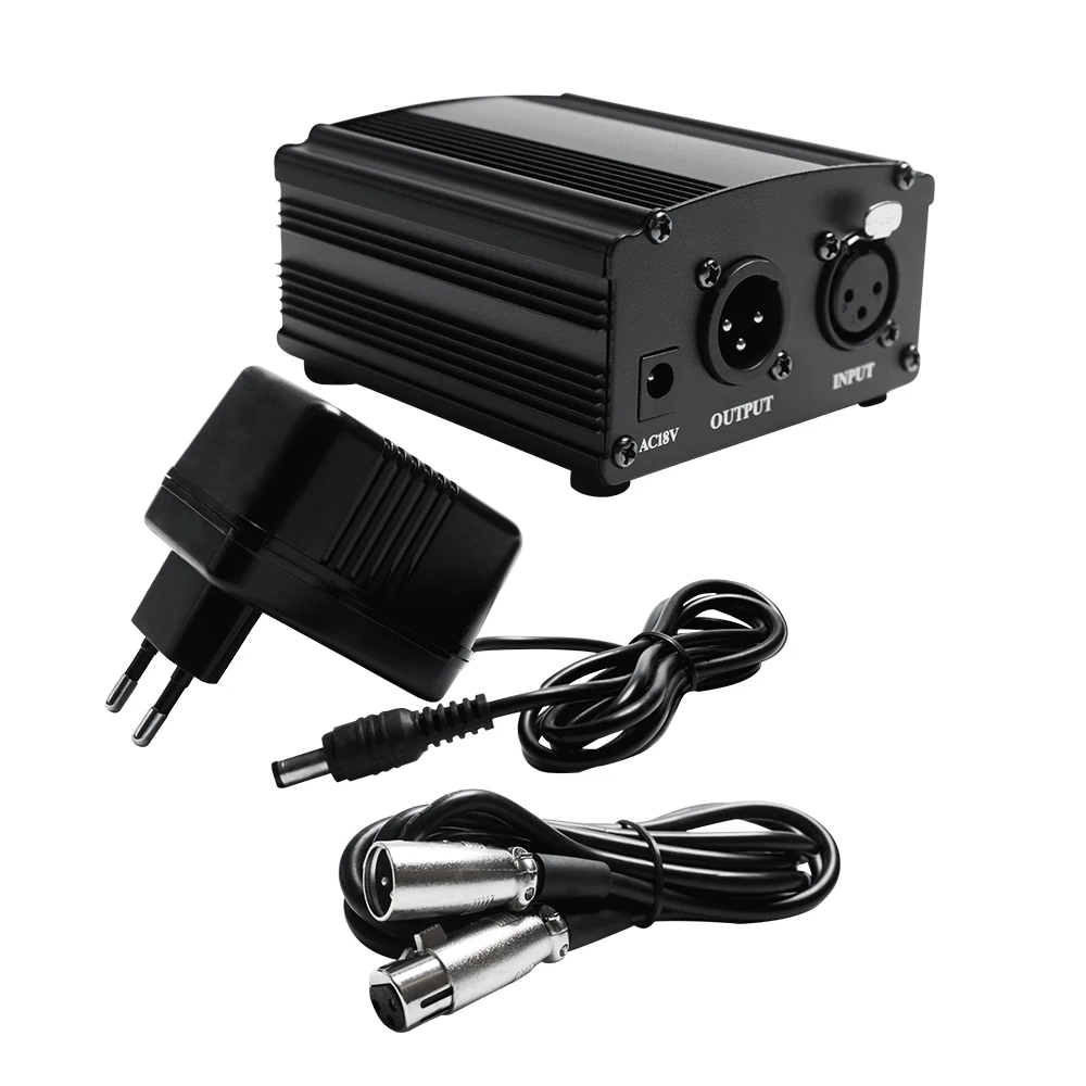 48V Phantom Power for BM 800 Condenser Microphone Phantom Power 48V Usb With XLR Cable for Microfone Audio Adapter DC Power
48V Phantom Power for BM 800 Condenser Microphone Phantom Power 48V Usb With XLR Cable for Microfone Audio Adapter DC Power