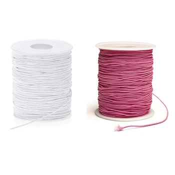 Elastic String for Bracelets White with 1mm Pink Elastic Beading Cord Thread 100 Yards Spool
Elastic String for Bracelets White with 1mm Pink Elastic Beading Cord Thread 100 Yards Spool